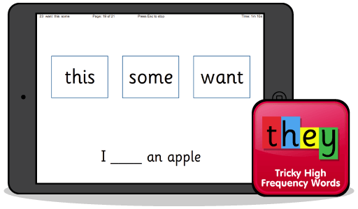 Literacy Tricky High Frequency Words