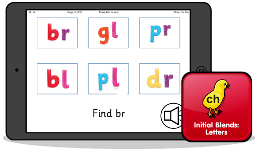 Literacy Initial Blends Letters
