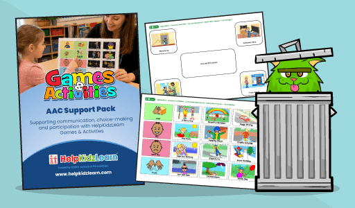 Thank You Games And Activities AAC Pack