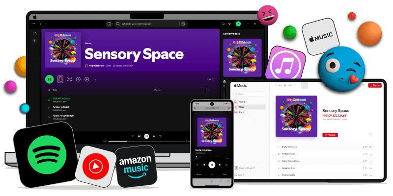 Sensory Space Music Banner New