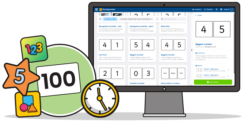 Numeracy Category Header