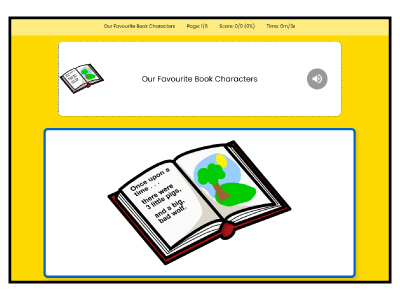 Cm Card 4 Fav Book Characters